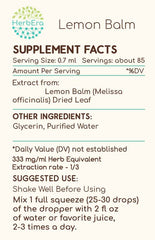 HerbEra Lemon Balm Tincture