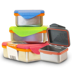 Kid Basix Safe Snacker - Stainless Steel Containers