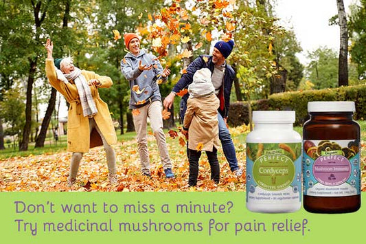 Don't want to miss a minute? Try medicinal mushrooms for pain.