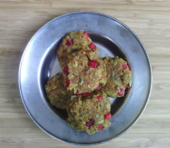 Pumpkin-Cranberry Breakfast Cookies