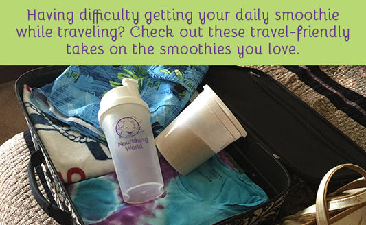 Vacationing this winter? Stay healthy and energized with a quick smoothie-on-the-go!