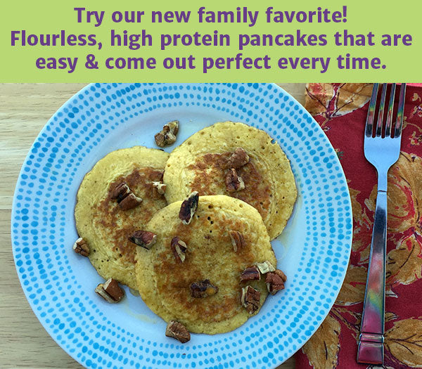 Golden Brown Gluten-Free Protein Pancakes