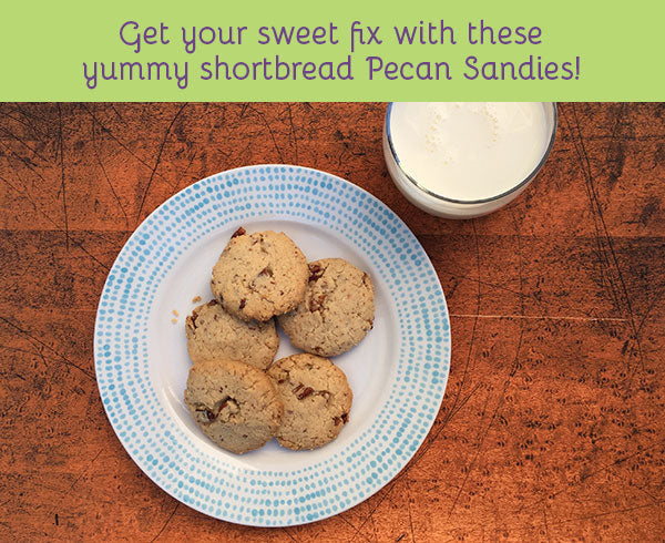 Get your sweet fix with these yummy shortbread Pecan Sandies!