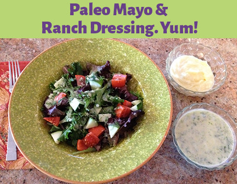Healthy Homemade Mayo and Ranch Dressing
