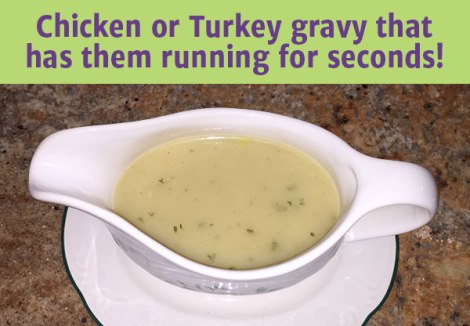 Gluten-Free, Paleo Gravy
