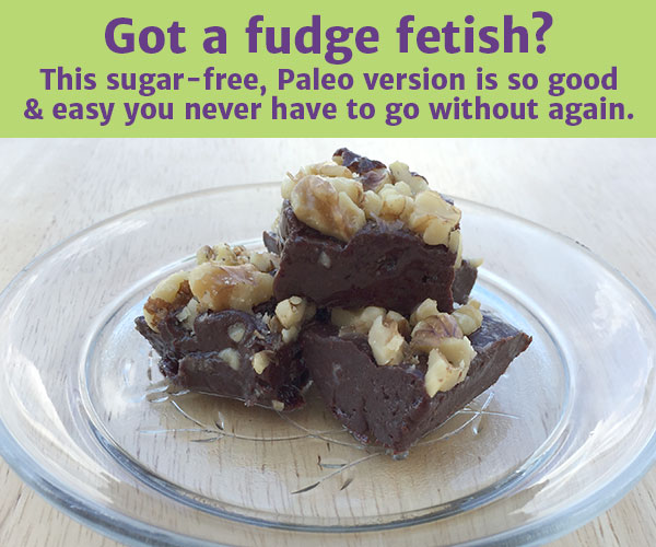 Raw Chocolate Walnut Fudge