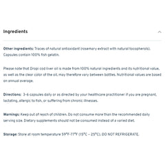 Dropi Cod Liver Oil ~ Capsules