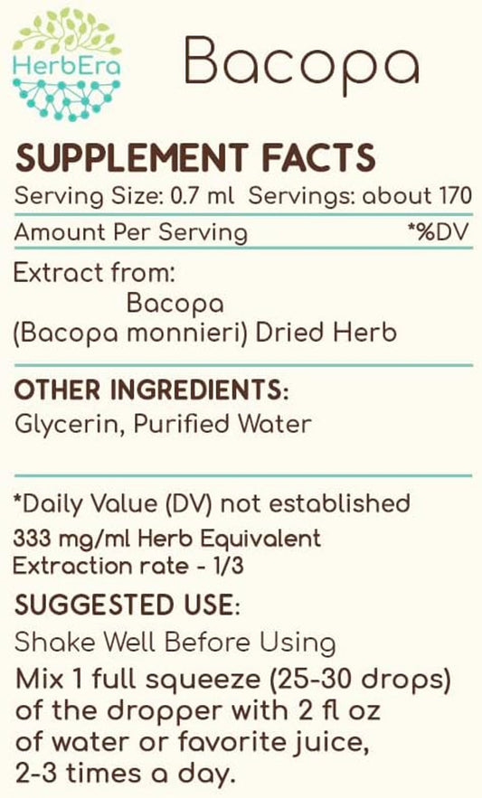 HerbEra Bacopa Tincture