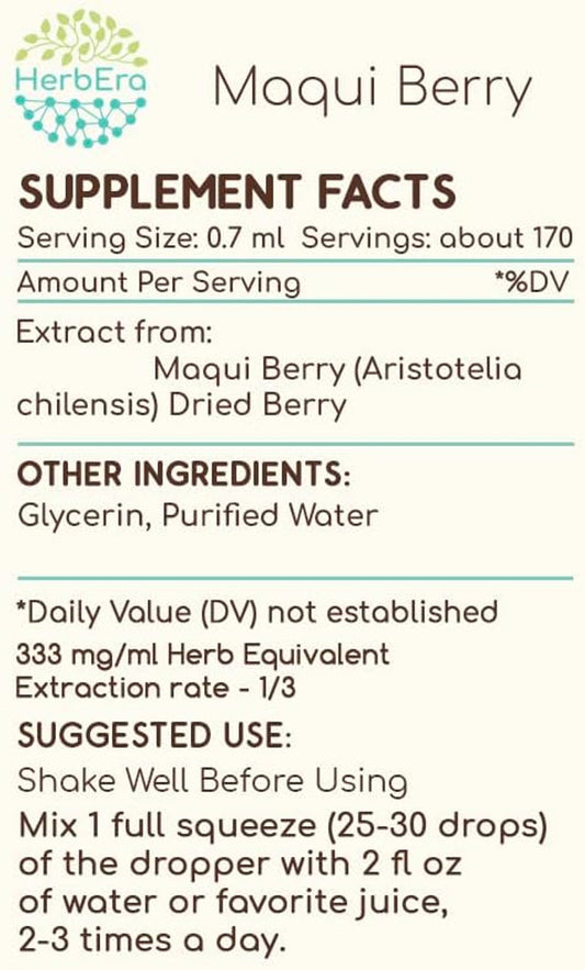 HerbEra Maqui Berry Tincture