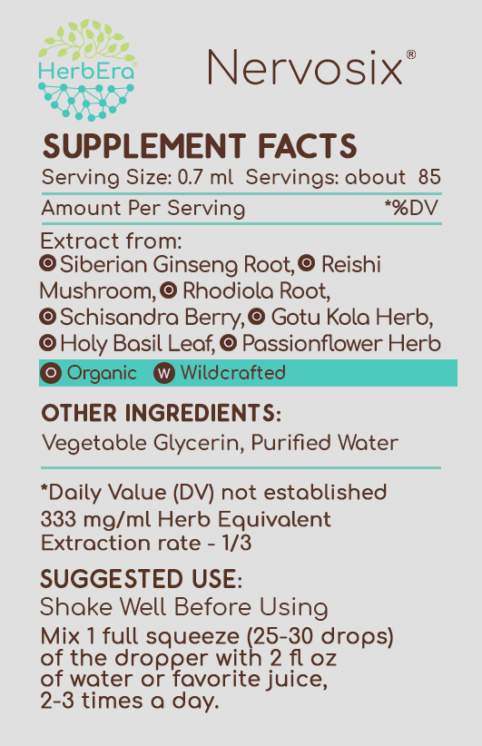 HerbEra Nerviosix Blend Tincture