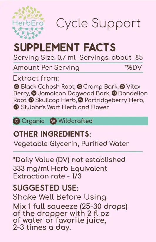 HerbEra Cycle Support Tincture