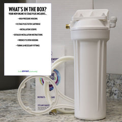New Wave 10 Stage Plus Water Filter System - Inline (Under Sink)