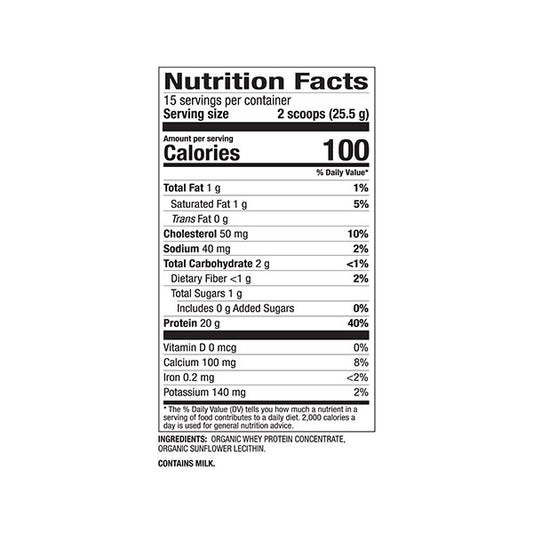 Mercola Pure Power - Organic Whey Protein