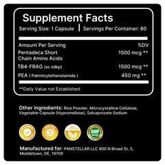 Panstellar Essentials Stack 157 | TB500 and TB4-Frag - 3000mcg